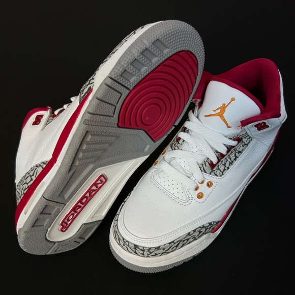 Nike Air Jordan 3 GS Retro Cardinal - Picture 5 of 5
